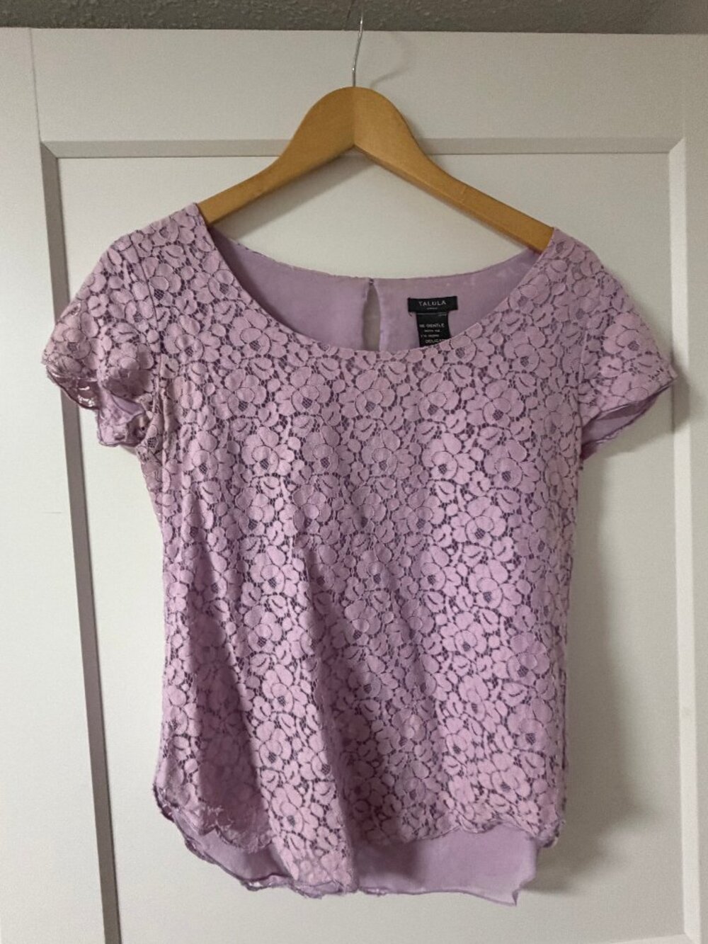 Aritzia Talulah Purple Lace top
